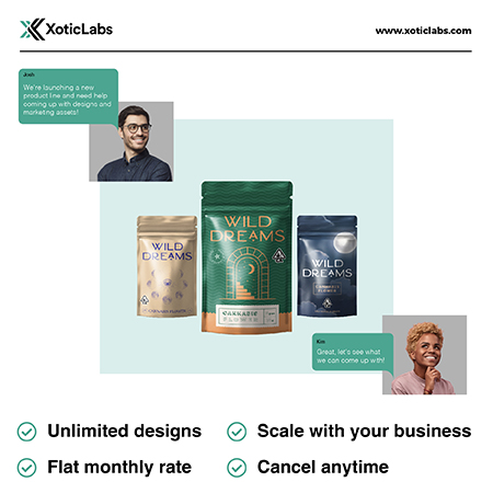 Custom Cannabis Packaging Xotic Labs